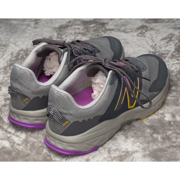 New Balance Fresh Foam t510 v6 Gray Pink Yellow Trail Running Sneakers Womens 10 - Picture 13 of 16